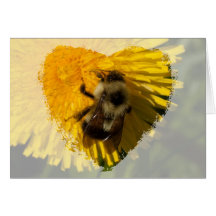 Dandelion Pollenator Greeting Card