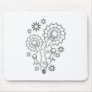 Dandelion Tattoo Design Mouse Pad