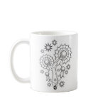Dandelion Tattoo Design Coffee Mug