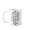 Dandelion Tattoo Design mugs
