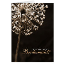 Dandelion Wishes "Will You Be My Bridesmaid?" cards