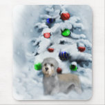 Dandie Dinmont Terrier Christmas Mouse Pads