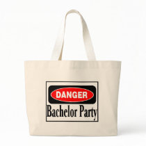 Danger Bachelor Party Tote Bags