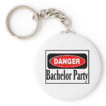 Danger Bachelor Party Key Chain