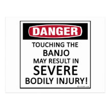 Danger Banjo Postcard