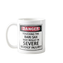 Danger Bari Sax Coffee Mugs