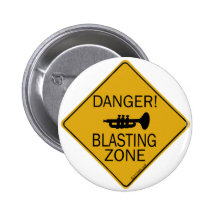 Danger Blasting Zone Pins