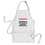 DANGER!, ENGINEER IN THE KITCHEN!  EVACUATE IMM... aprons