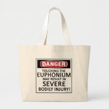 Danger Euphonium Canvas Bags