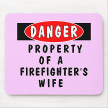 Danger!  FF Wife Mouse Pad
