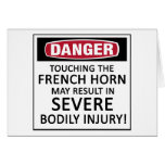 Danger French Horn cards