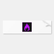 Danger Highly Flammable Warning Sign Chemical Burn Bumper Stickers