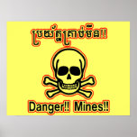 Danger Mines Minefield Poster posters