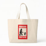 Danger! Robot in Use Tote Bag
