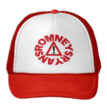 DANGER - ROMNEY AND RYAN ARE COMING MESH HATS
