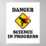 Danger Science in Progress Fart Humour Print