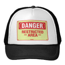 Danger Sign Design! Unique cool design! Trucker Hat