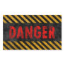 Danger Rectangular Stickers