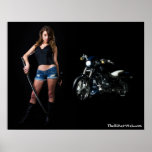 Dangerous Biker Babe Poster