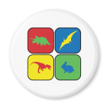 Dangerous Creatures Pop Art magnets