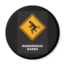Dangerous Gases Fridge Magnets