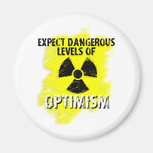 dangerous Optimism Refrigerator Magnets