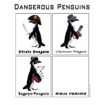 dangerous penguins t-shirts