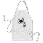 Dangerous Spider Love aprons