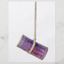 Dangling Canadian dollar Personalized Flyer