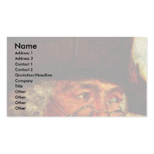 Daniel Chodowiecki On The Jannowitzbrücke Business Card Template