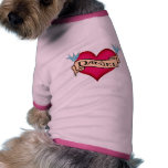 Daniel - Custom Heart Tattoo T-shirts & Gifts pet clothing