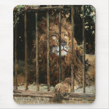 Daniel Hernández Morillo: At the Lion Cage Mousemats