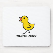 Danish Chick Mouse Pads
