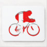 Danish cycling Denmark flag Bicycle Dane gear Mouse Mat