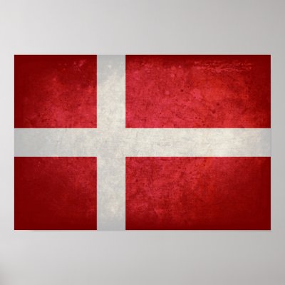 Danish Flag Posters