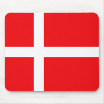 Danish Flag T-shirts and Gifts Mouse Mats