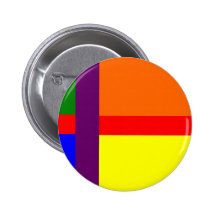 Danish Gay Pride Flag Buttons