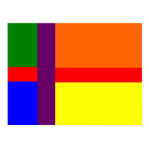 Danish Gay Pride Flag Post Cards