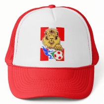Danish or Swiss African Soccer Lion hats