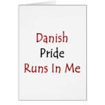 Danish Pride Runs In Me Cards