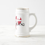 Danish Viking Denmark flag Axe Coffee Mug