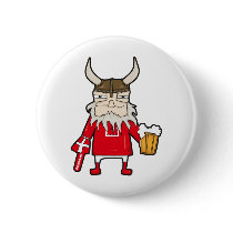 Danish Viking Fan buttons