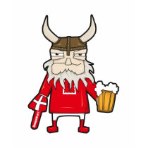 Danish Viking Fan t-shirts