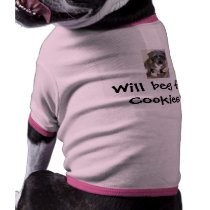 Danny_Staffy_wolfhound_poodle, Will beg for Coo... Doggie Shirt