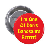 Danosaur Button