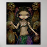 Danse Macabre - Tribal Fusion - gothic fairy Print