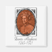 Dante Alighieri Refrigerator Magnets
