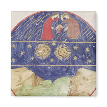 Dante and Beatrice Refrigerator Magnets