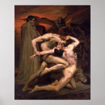 Dante and Virgil in Hell Print
