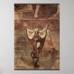 Dante And Virgil In The Ice Of Kozythus. By Johann Poster